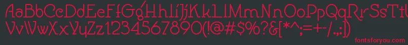 Speedballno1nf Font – Red Fonts on Black Background