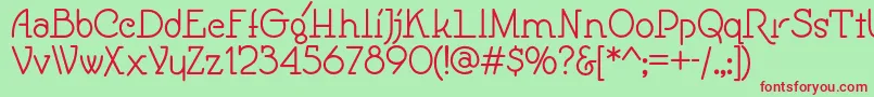 Speedballno1nf Font – Red Fonts on Green Background