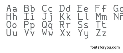 Обзор шрифта Str437