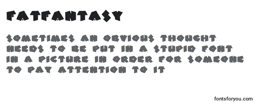 Обзор шрифта FatFantasy (109905)