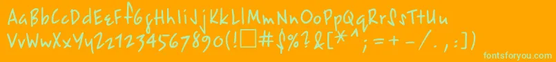 Подробнее о шрифте Epsilonctt Шрифт Epsilonctt – зелёные шрифты на оранжевом фоне