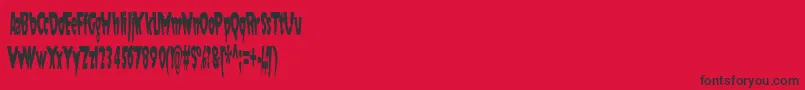 fuente Jaunty – Fuentes Negras Sobre Fondo Rojo
