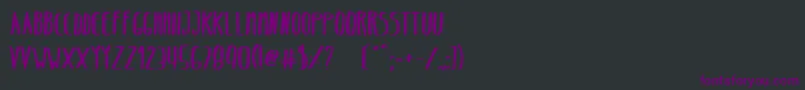 BeltaBold Font – Purple Fonts on Black Background