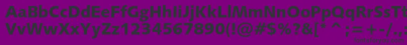 Humanist531cblackbt Font – Black Fonts on Purple Background