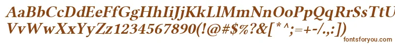 LinlibertineAbl Font – Brown Fonts on White Background