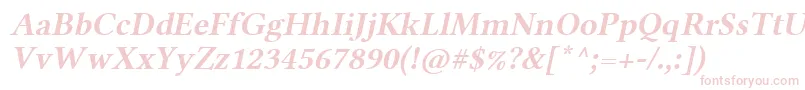 LinlibertineAbl Font – Pink Fonts on White Background
