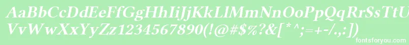 LinlibertineAbl Font – White Fonts on Green Background