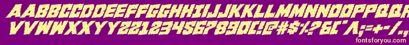 More about Kcommandorotal Font Kcommandorotal Font – Yellow Fonts on Purple Background