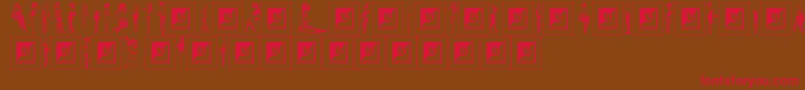 More about BeautiesByBillWard Font BeautiesByBillWard Font – Red Fonts on Brown Background
