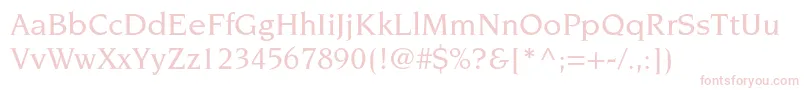 NovaresestdMedium Font – Pink Fonts on White Background