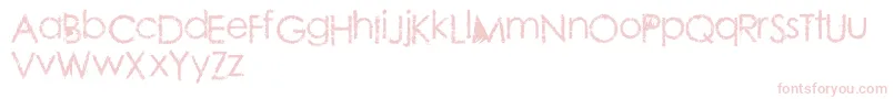Шрифт Conteng – розовые шрифты