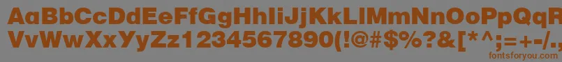 More about Cyrillicheavy Font Cyrillicheavy Font – Brown Fonts on Gray Background