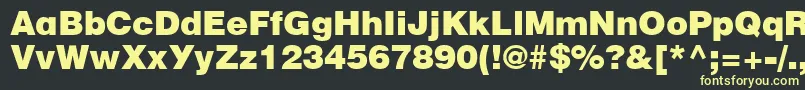 More about Cyrillicheavy Font Cyrillicheavy Font – Yellow Fonts on Black Background