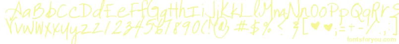 ItAintRocketScience Font – Yellow Fonts