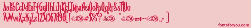 RioFrescataDemo Font – Red Fonts on Pink Background