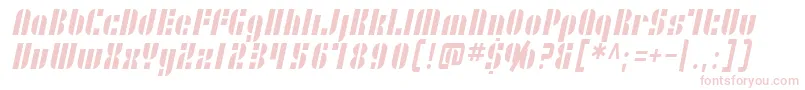 SfRetrospliceCondensed-Schriftart – Rosa Schriften