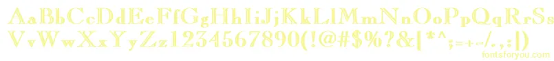 LaraBold Font – Yellow Fonts