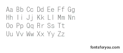 UkrainianMonocondensed Font