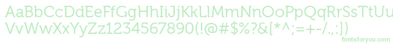 MuseoForDellRegular Font – Green Fonts on White Background