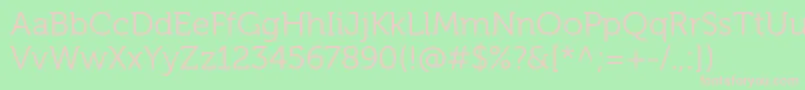 MuseoForDellRegular Font – Pink Fonts on Green Background