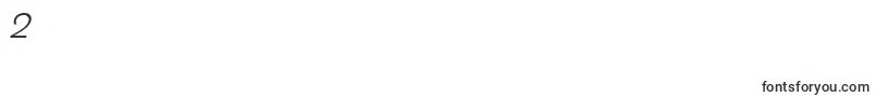 BasiccommercialLtLightItalic Font – Fonts for Digit 2