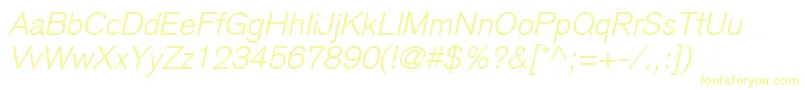 Weitere Informationen zur BasiccommercialLtLightItalic-Schriftart BasiccommercialLtLightItalic-Schriftart – Gelbe Schriften
