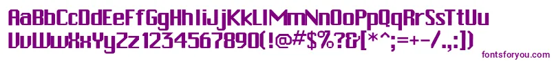 Pchickman-Schriftart – Violette Schriften