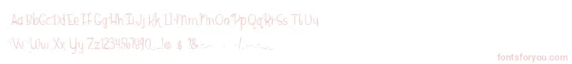 BmdHazelGrace Font – Pink Fonts