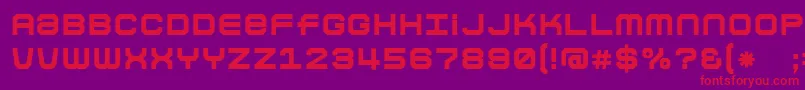 Colonbol Font – Red Fonts on Purple Background