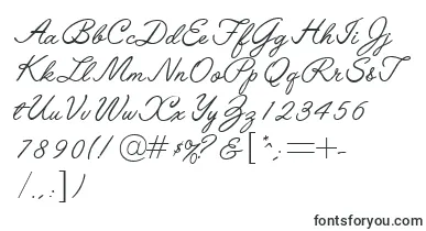 L691ScriptRegular font – Fonts Starting With L