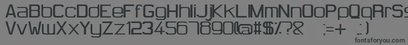 HugFemmes Font – Black Fonts on Gray Background