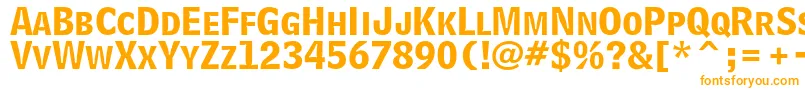 BellcentennialstdBdlisting Font – Orange Fonts on White Background