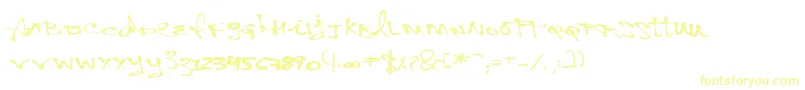 VtksPersonal Font – Yellow Fonts