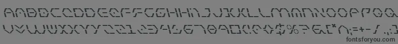 Zetasentryl Font – Black Fonts on Gray Background