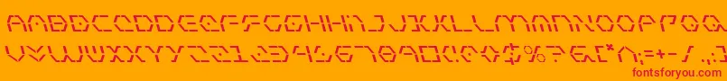 Zetasentryl Font – Red Fonts on Orange Background