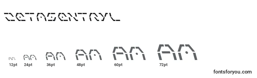 Zetasentryl Font Sizes