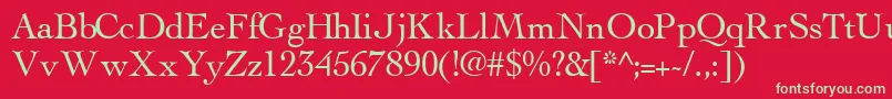 More about ThesissskRegular Font ThesissskRegular Font – Green Fonts on Red Background