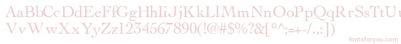 ThesissskRegular Font – Pink Fonts on White Background