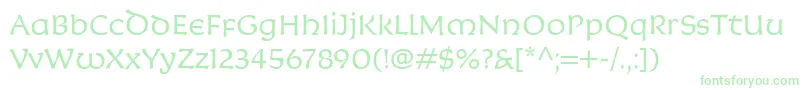 KoriganItcLight Font – Green Fonts