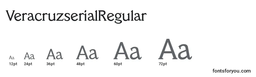 VeracruzserialRegular Font Sizes