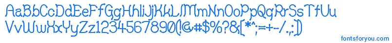 More about YellowSwamp Font YellowSwamp Font – Blue Fonts on White Background