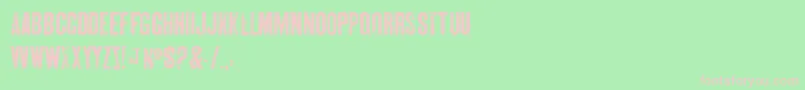 SkinBones Font – Pink Fonts on Green Background