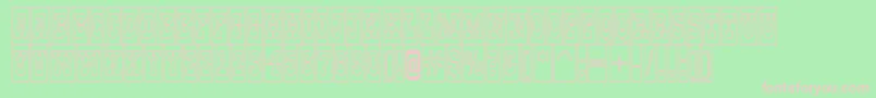 GildiatitulcmotlBold Font – Pink Fonts on Green Background