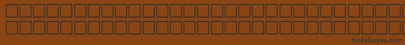 WonderRegular Font – Black Fonts on Brown Background