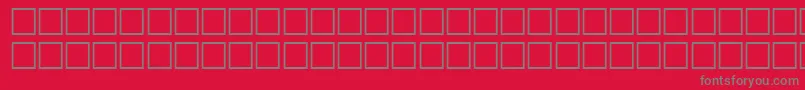 fuente WonderRegular – Fuentes Grises Sobre Fondo Rojo