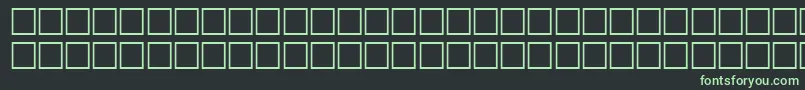 WonderRegular Font – Green Fonts on Black Background