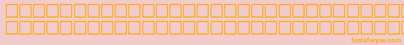 WonderRegular Font – Orange Fonts on Pink Background