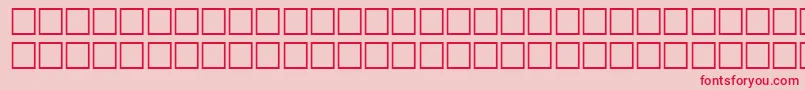 WonderRegular Font – Red Fonts on Pink Background