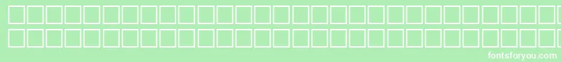 WonderRegular Font – White Fonts on Green Background