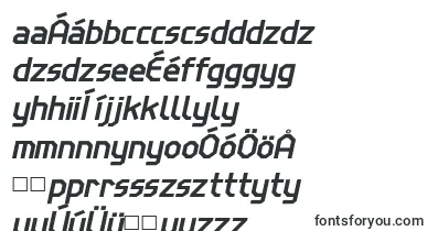 LinewireBolditalic font – hungarian Fonts